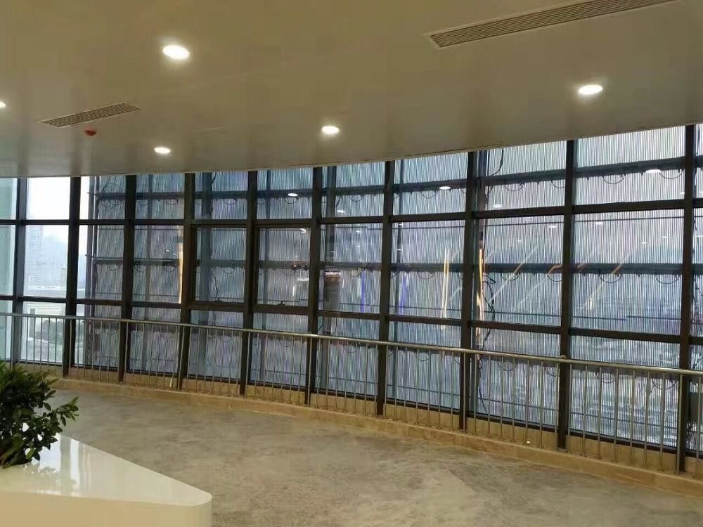 জলরোধী বিজ্ঞাপনের কার্টেন স্ক্রিন P20 AC110 / 220V ইনপুট ভোল্টেজ